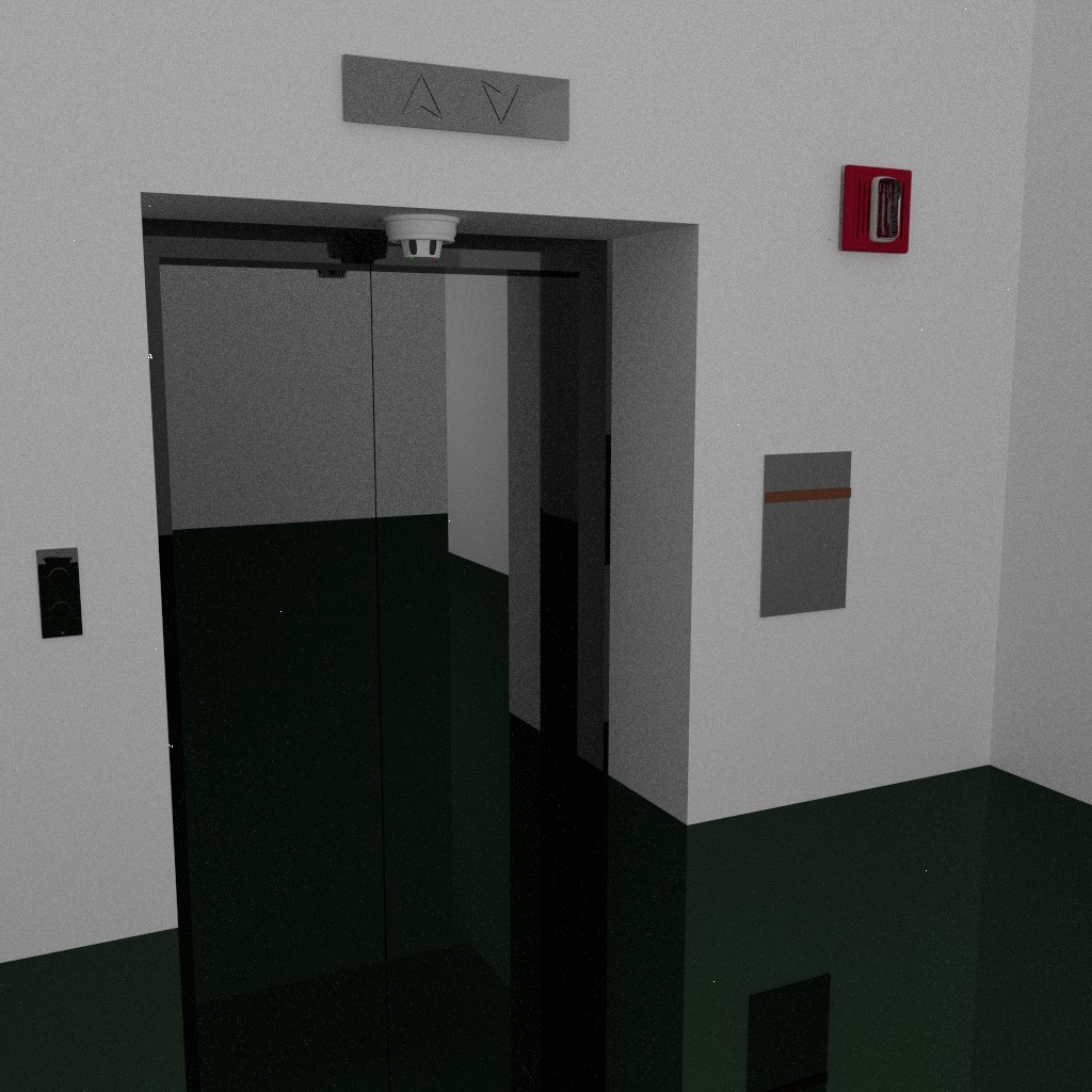 elevator at the end of the hall preview image 2